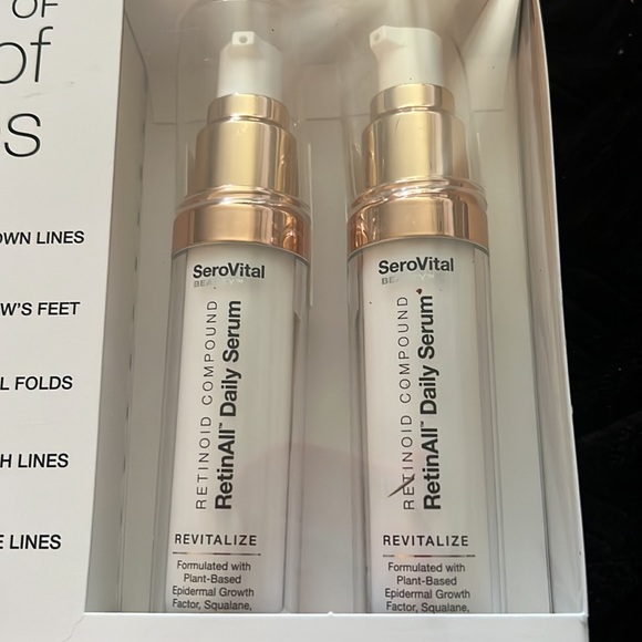 SeroVital RetinAll Daily Serum 2 pack reduce the Wrinkles!! - Picture 3 of 4